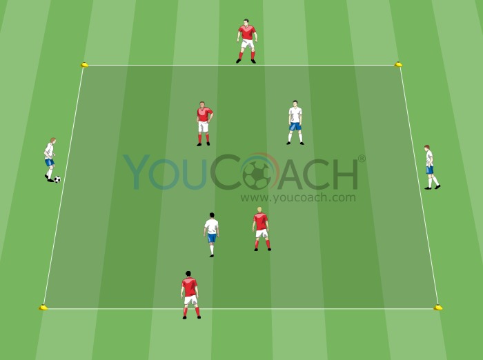 2 vs 2: combination play, supporting and depth