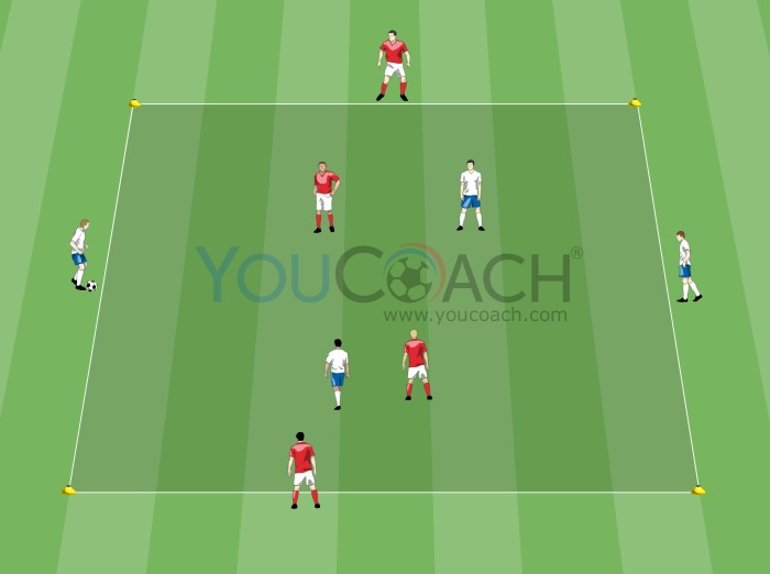 2 v 2: combination play, supporting and depth