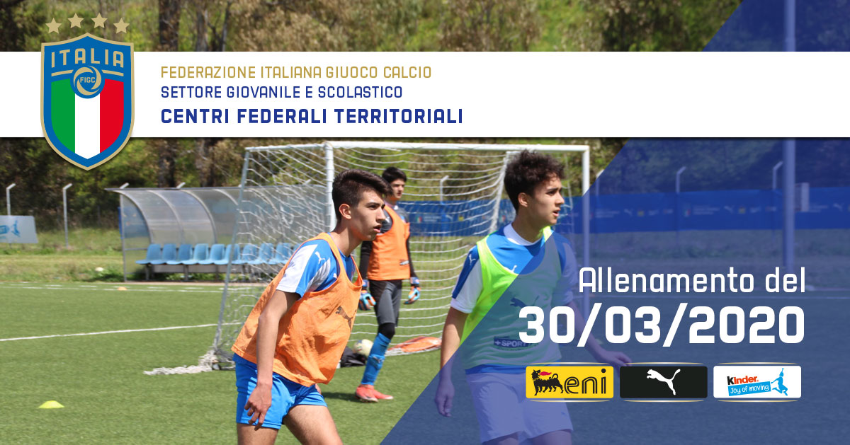 Allenamento del 30 Marzo Centri Federali Territoriali