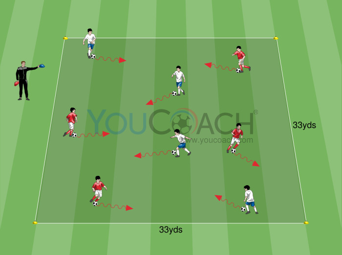 Ball control: Observe and occupy spaces