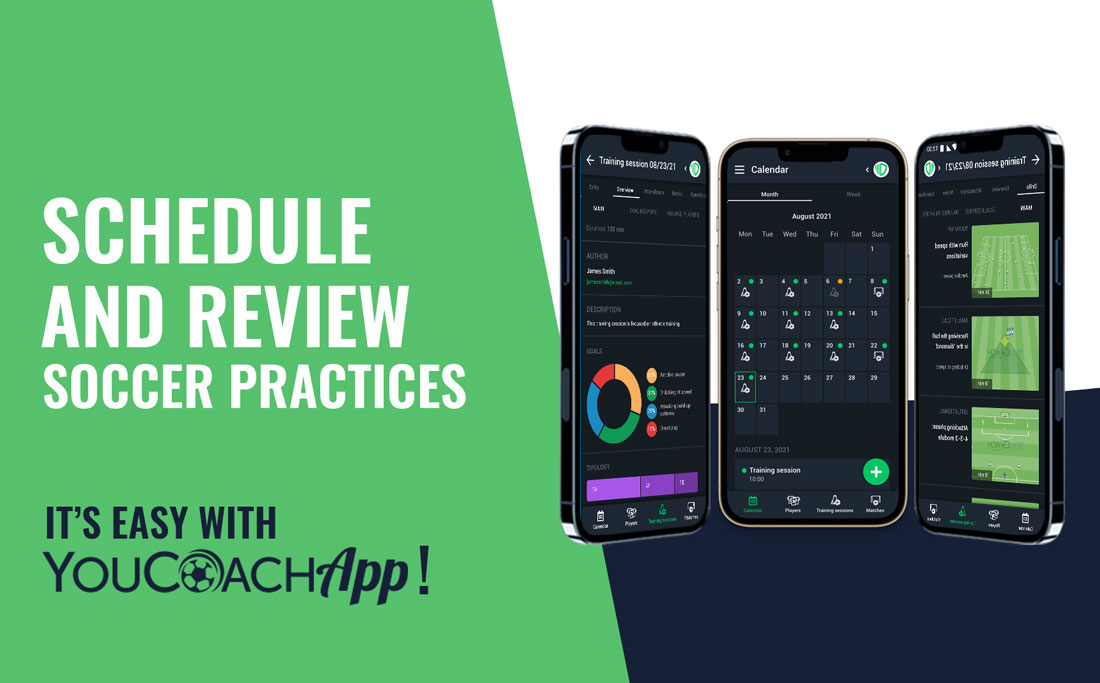How to schedule and review training sessions: from calendar to field, all in one app