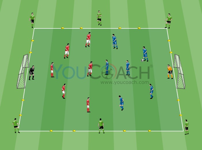 Improve soccer players technique in 2v2 situations - Small-sided