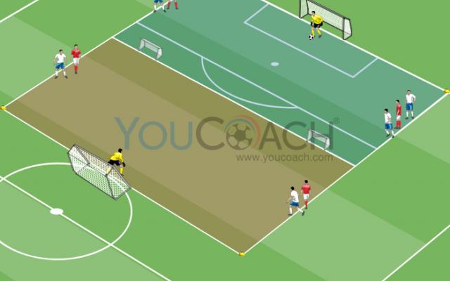 Improve soccer players technique in 2v2 situations - Small-sided