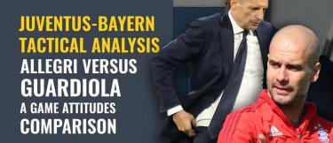  Juventus-Bayern Monaco, Champions League.  Tactical analysis and comparison of play behaviours