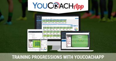 Training progressions with YouCoachApp, the app for soccer coaches