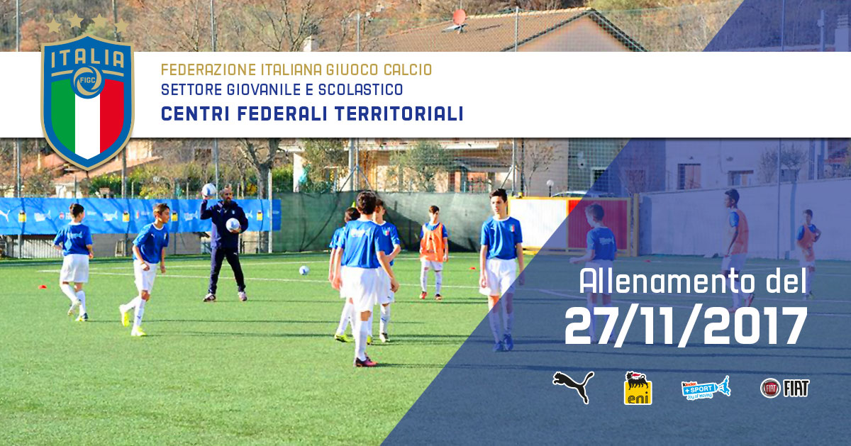 Allenamento del 27 Novembre Centri Federali Territoriali