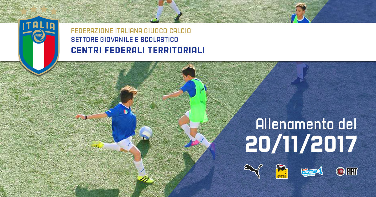 Allenamento del 20 Novembre Centri Federali Territoriali