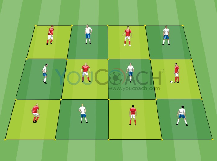 Ball possession ''positional'' 6 vs 6