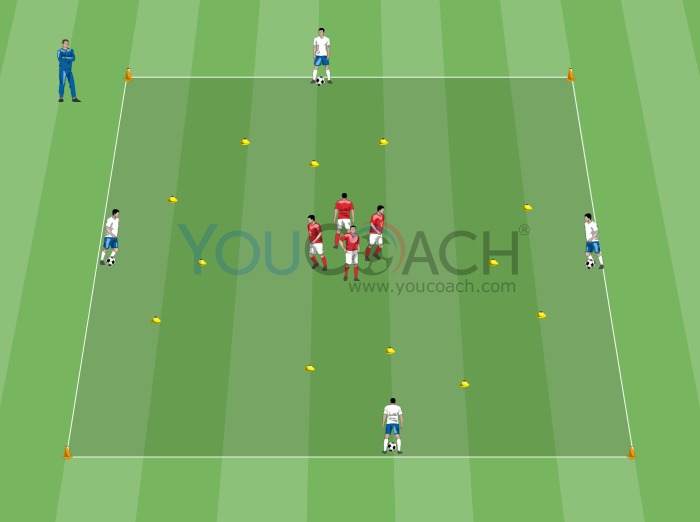 Precision Passing and First Touch Warm-up